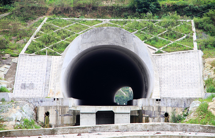 渝利项目施工现场近况—-麻号沟隧道